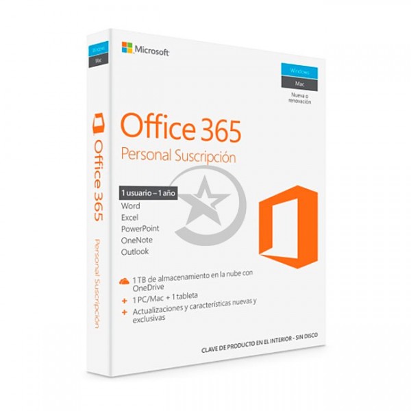Microsoft Office 365 Licenciamiento Virtual (ESD) Personal 1 PC 