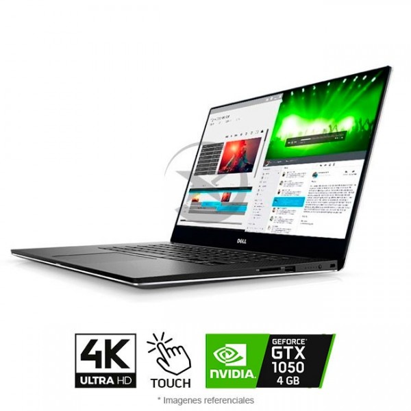 Laptop Dell XPS 15 9560, Intel Core i7-7700HQ 2.8GHz, RAM 32GB, Sólido SSD 1TB PCIe, Video 4GB GTX 1050, LED 15.6" Táctil Ultra HD 4K InfinityEdge, Windows 10 Pro