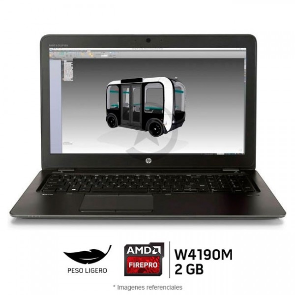 Laptop HP ZBook 15U G4 Mobile Workstation Intel Core i7 7500U 2.7GHz, RAM 16GB SSD 256GB PCIe + HDD 1TB, Video 2GB AMD FirePro W4190M, LED 15.6" Full HD, Windows 10 Pro