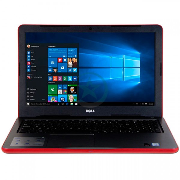 Laptop Dell Inspiron 15 Core i7-7500U 2.7GHz, RAM 16GB, HDD 1TB , Video 4GB ddr5 R7 M445, DVD, LED 15.6" HD, Windows 10 Roja