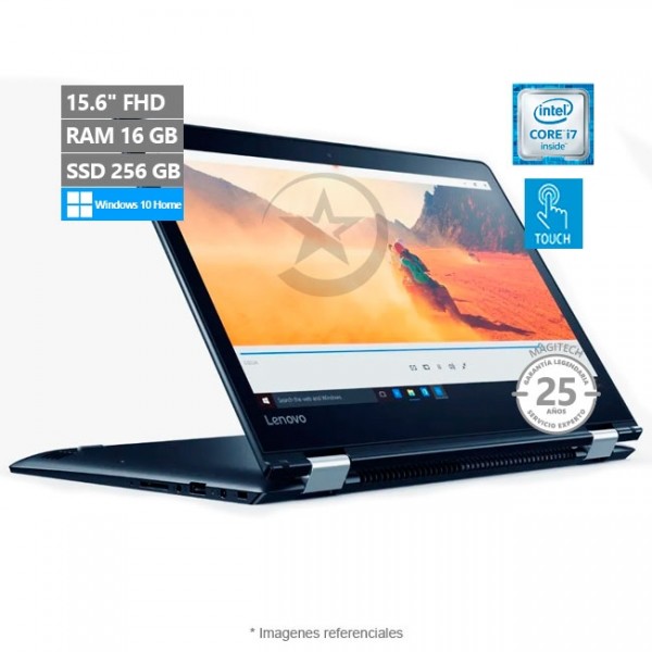 Laptop convertible Lenovo Flex 4 (15) Core i7-6500U 2.50GHz, RAM 16GB, SSD 256GB, Pantalla de 15.6" Full HD Táctil, Windows eng