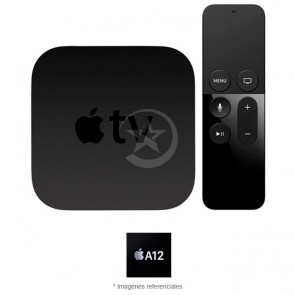 Apple TV 4K 64GB, Procesador Chip A12 Bionic con arquitectura de 64 bits, HDMI 2.1  Wi‑Fi 6, Bluetooth 5.0