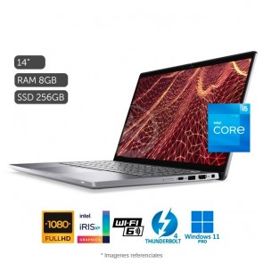 Laptop Dell Latitude 7430, Intel Core i5-1235U Hasta 4.4 GHz, RAM 8GB, SSD 256GB, LED 14" Full HD, Windows 11 Pro. Peso 1.2 Kg