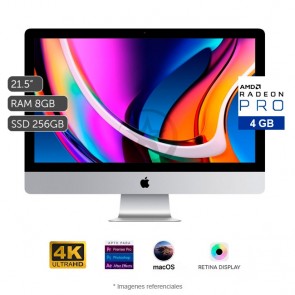 PC Apple iMac 21.5 4K, Intel Core i5 3.0 GHz, RAM 8GB, SSD 256GB, Video 4GB AMD Radeon Pro 560X, LED 21.5" UHD 4K Retina, Mac OS