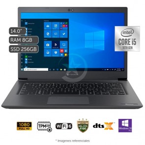 Laptop Toshiba Dynabook Tecra A40-G, Intel Core i5-10210U Hasta 4.2 GHz, RAM 8GB, SSD 256GB, LED 14" HD, Windows 11 Pro