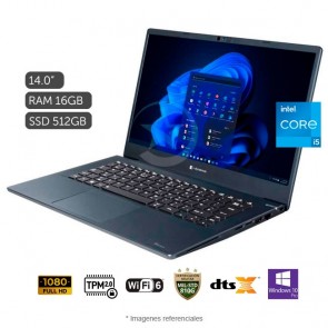 Laptop Toshiba Dynabook Tecra A40-J, Intel Core i5-1135G7 2.4 GHz, RAM 16GB, SSD 512GB, LED 14" Full HD, Windows 10 Pro