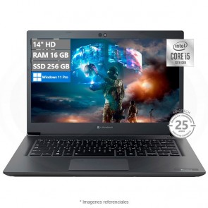 Laptop Toshiba Dynabook Tecra A40-G, Intel Core i5-10210U Hasta 4.2 GHz, RAM 16GB, SSD 256GB, LED 14" HD, Windows 11 Pro