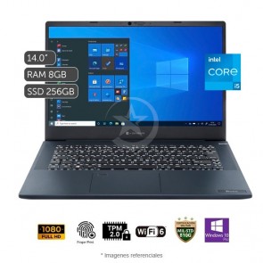 Laptop Toshiba Dynabook Tecra A40-J, Intel Core i5-1135G7 2.4 GHz, RAM 8GB, SSD 256GB, LED 14" Full HD, Windows 10 Pro