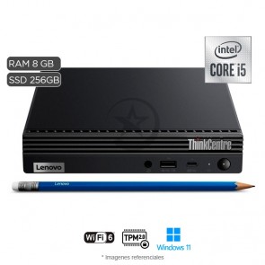 Mini-PC Lenovo ThinkCentre M80Q Tiny, Intel Core i5-10500T 2.3GHz, RAM 8GB, SSD 256GB, Windows 11 Pro